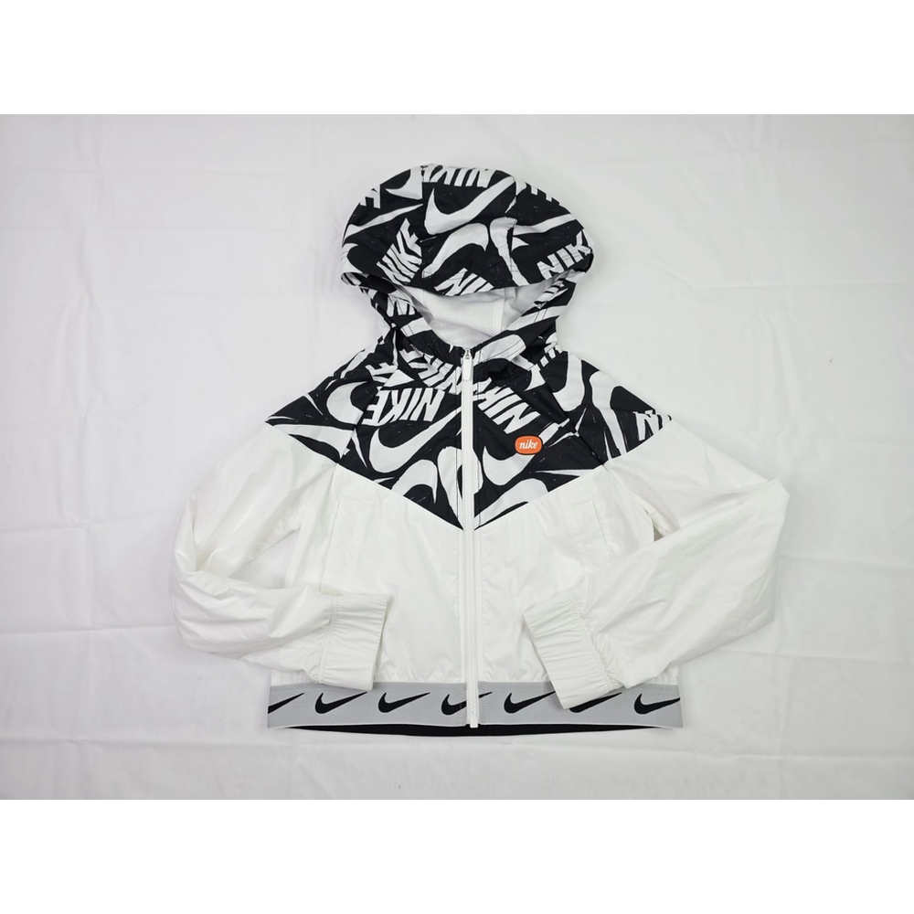 Nike Sportswear Windrunner J White Children’s Jacket CJ7426-104 Size Small Girl